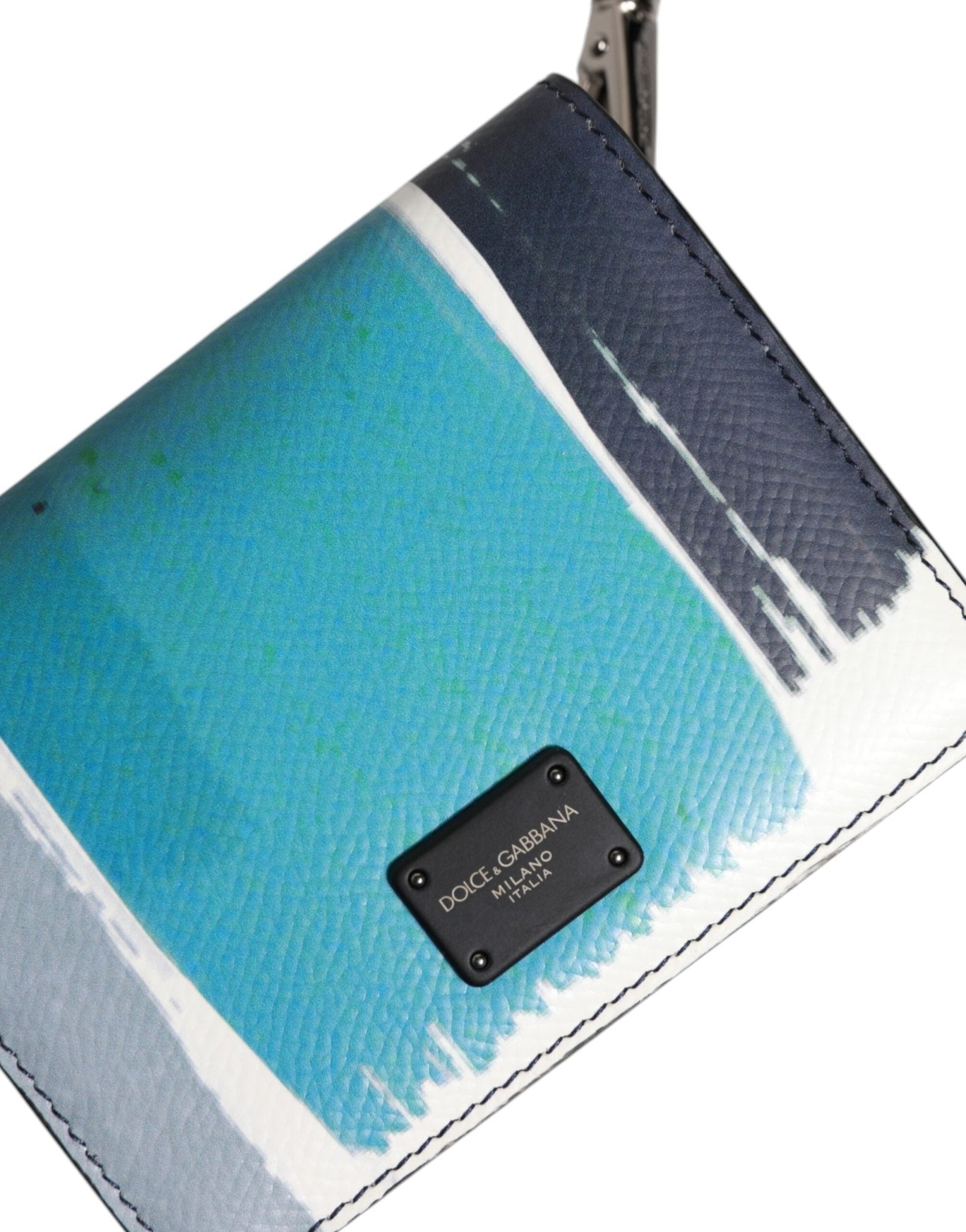 Dolce & Gabbana Multicolor Leather DG Logo Bifold Card Holder Wallet - Sandy Store ByNet