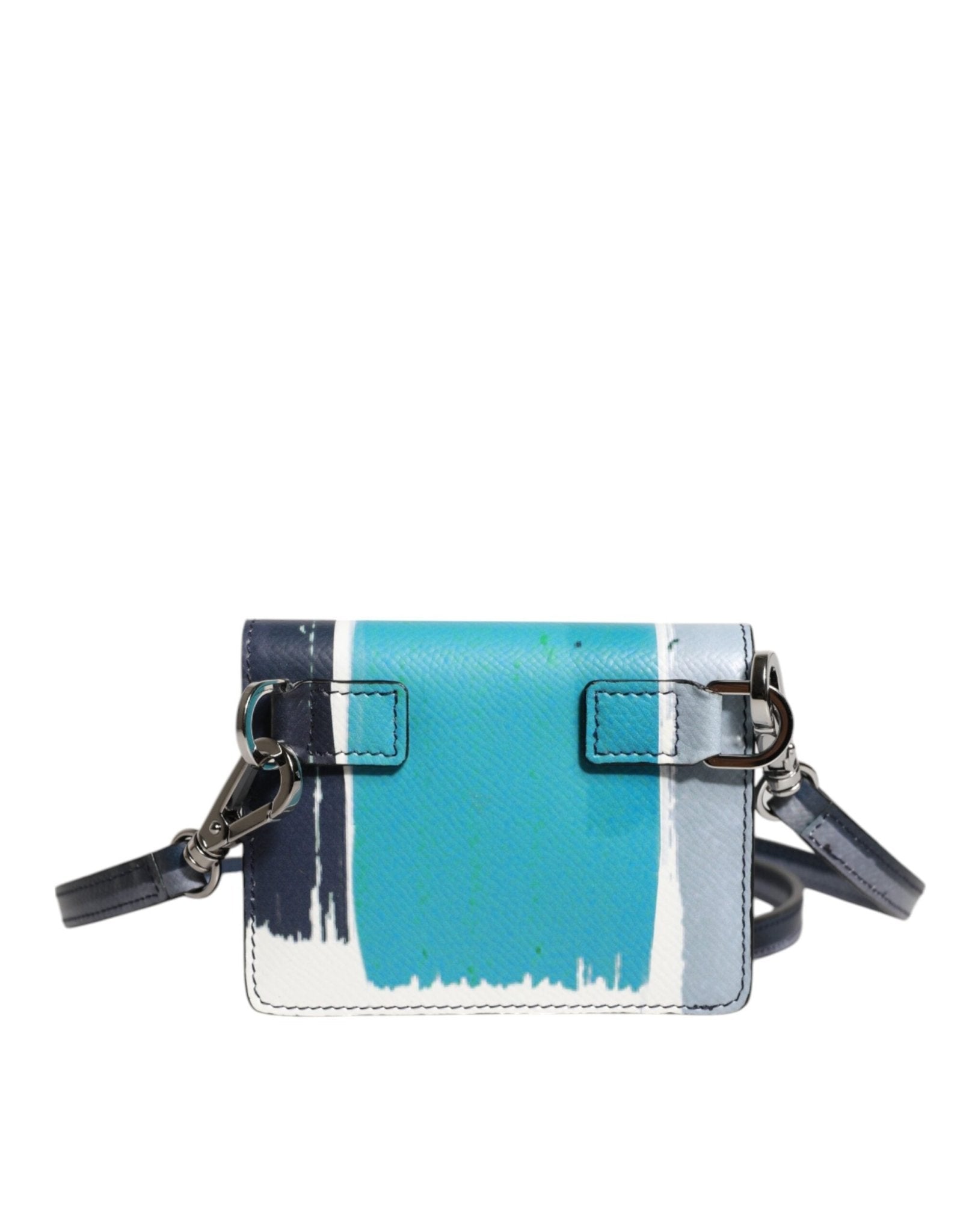 Dolce & Gabbana Multicolor Leather DG Logo Bifold Card Holder Wallet - Sandy Store ByNet