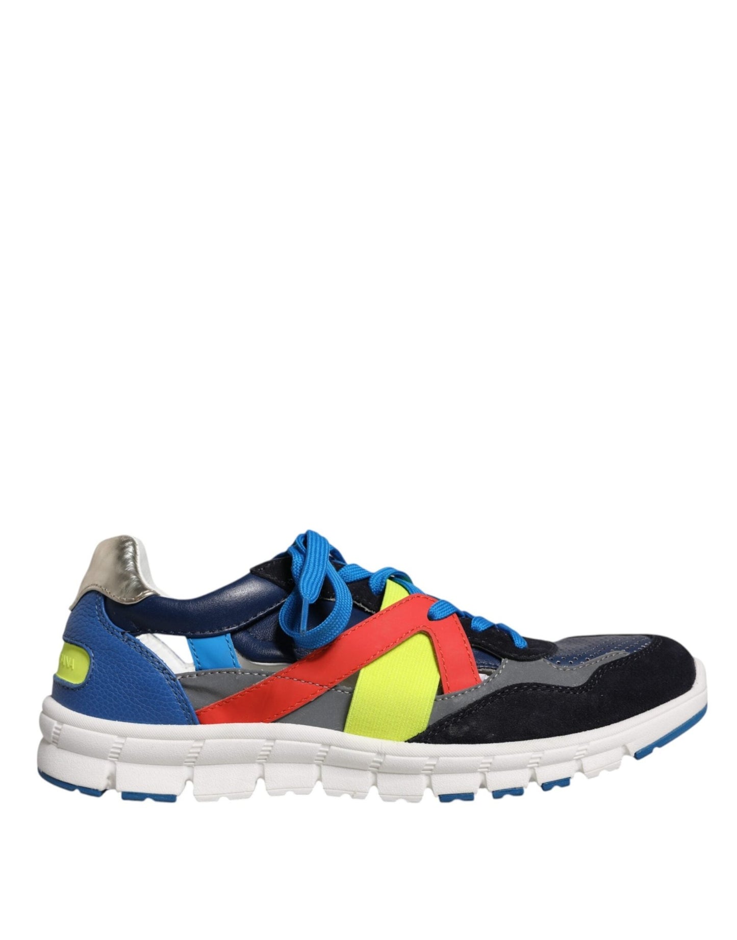 Dolce & Gabbana Multicolor Leather Suede Low Top Sneakers Shoes – EU39.5/US6.5 par Dolce & Gabbana | Disponible sur Sandy Store ByNet