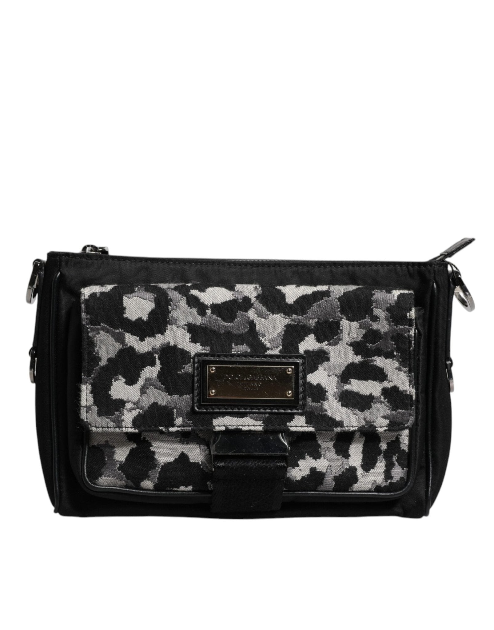 Dolce & Gabbana Multicolor Leopard Jacquard Crossbody Bag – par Dolce & Gabbana | Disponible sur Sandy Store ByNet