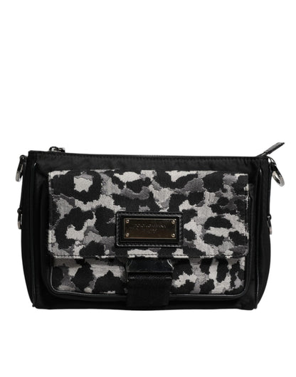 Dolce & Gabbana Multicolor Leopard Jacquard Crossbody Bag – par Dolce & Gabbana | Disponible sur Sandy Store ByNet