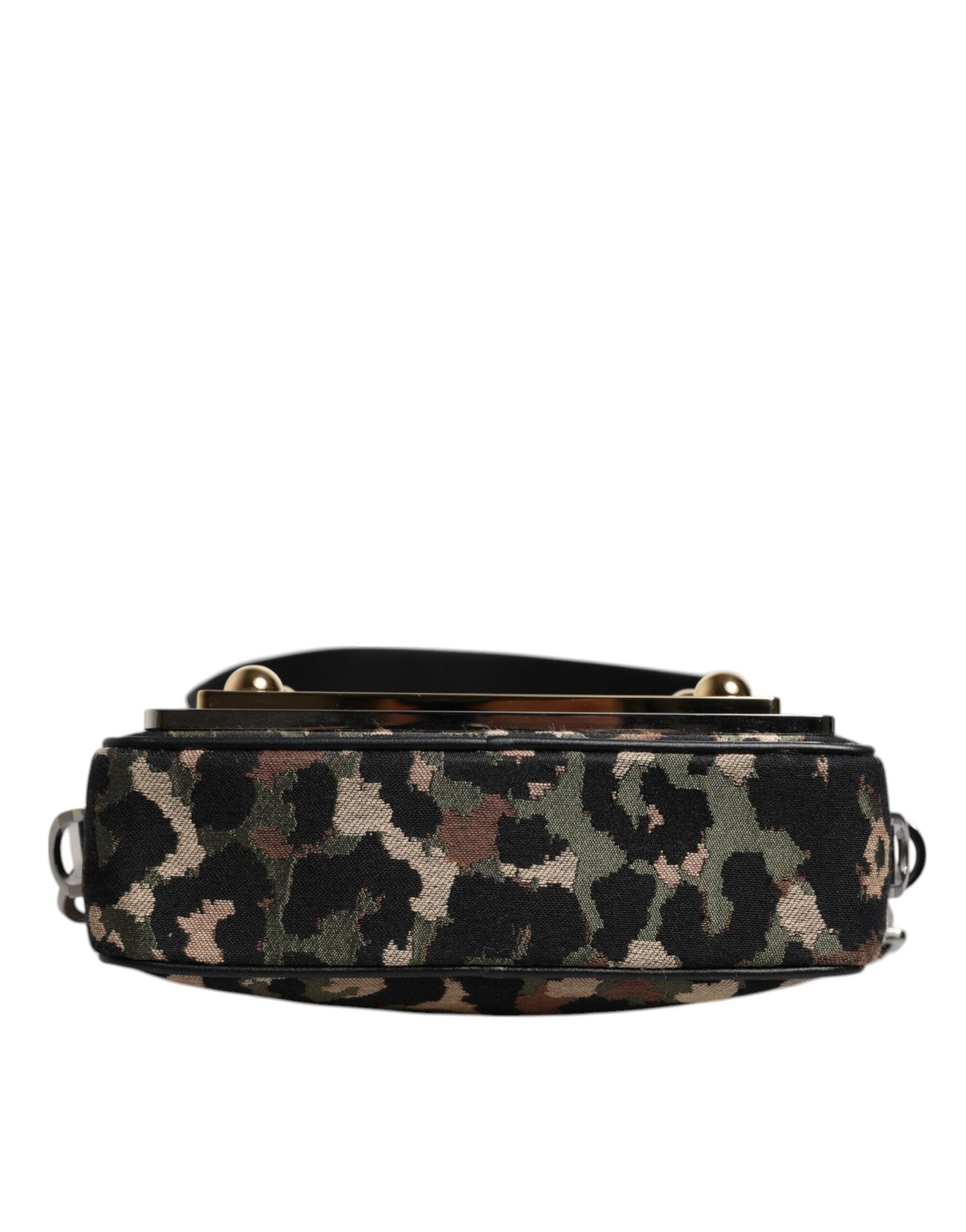 Dolce & Gabbana Multicolor Leopard Jacquard DG Logo Crossbody Bag - Sandy Store ByNet