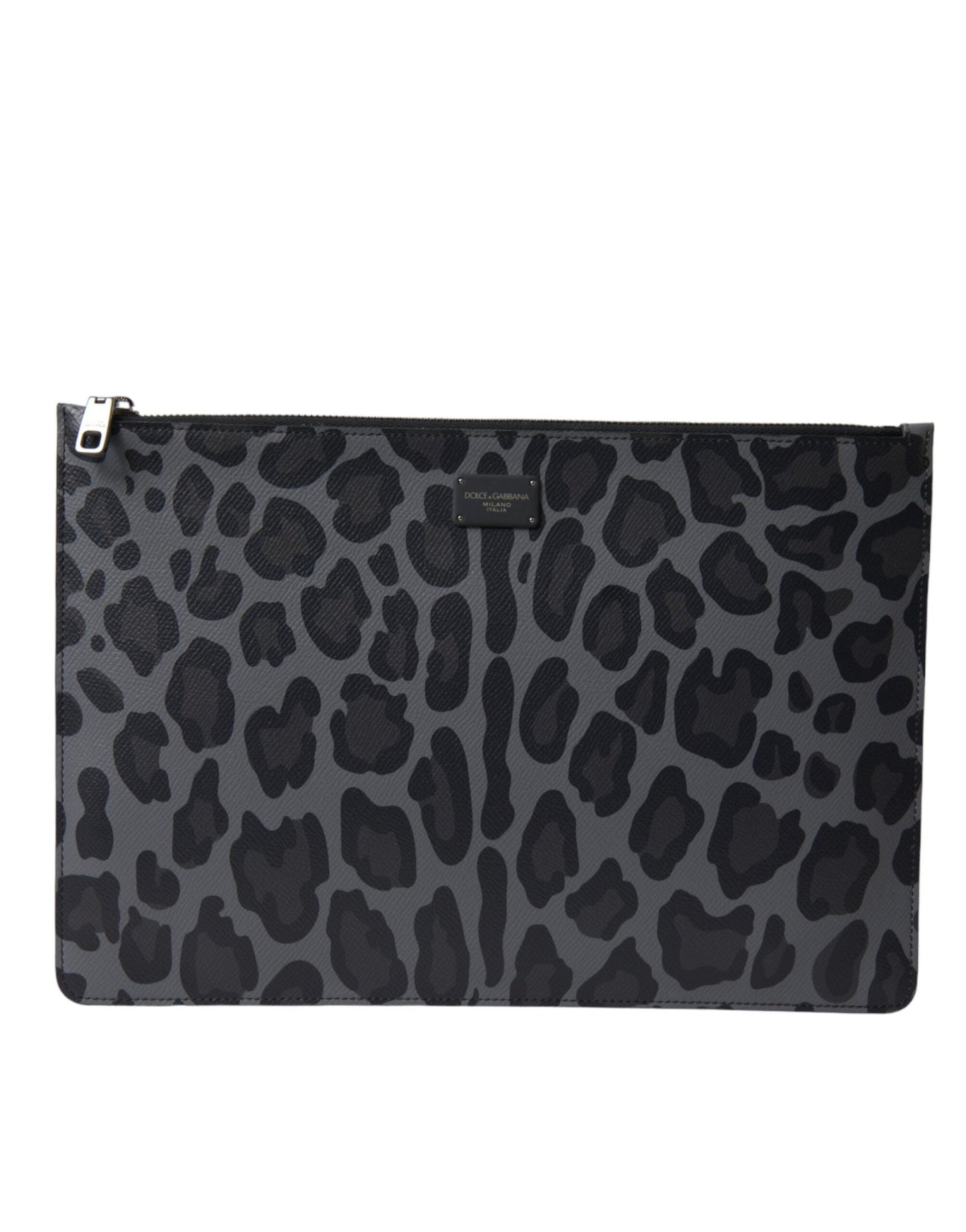 Dolce & Gabbana Multicolor Leopard Jacquard Logo Plaque Document Briefcase Bag – par Dolce & Gabbana | Disponible sur Sandy Store ByNet