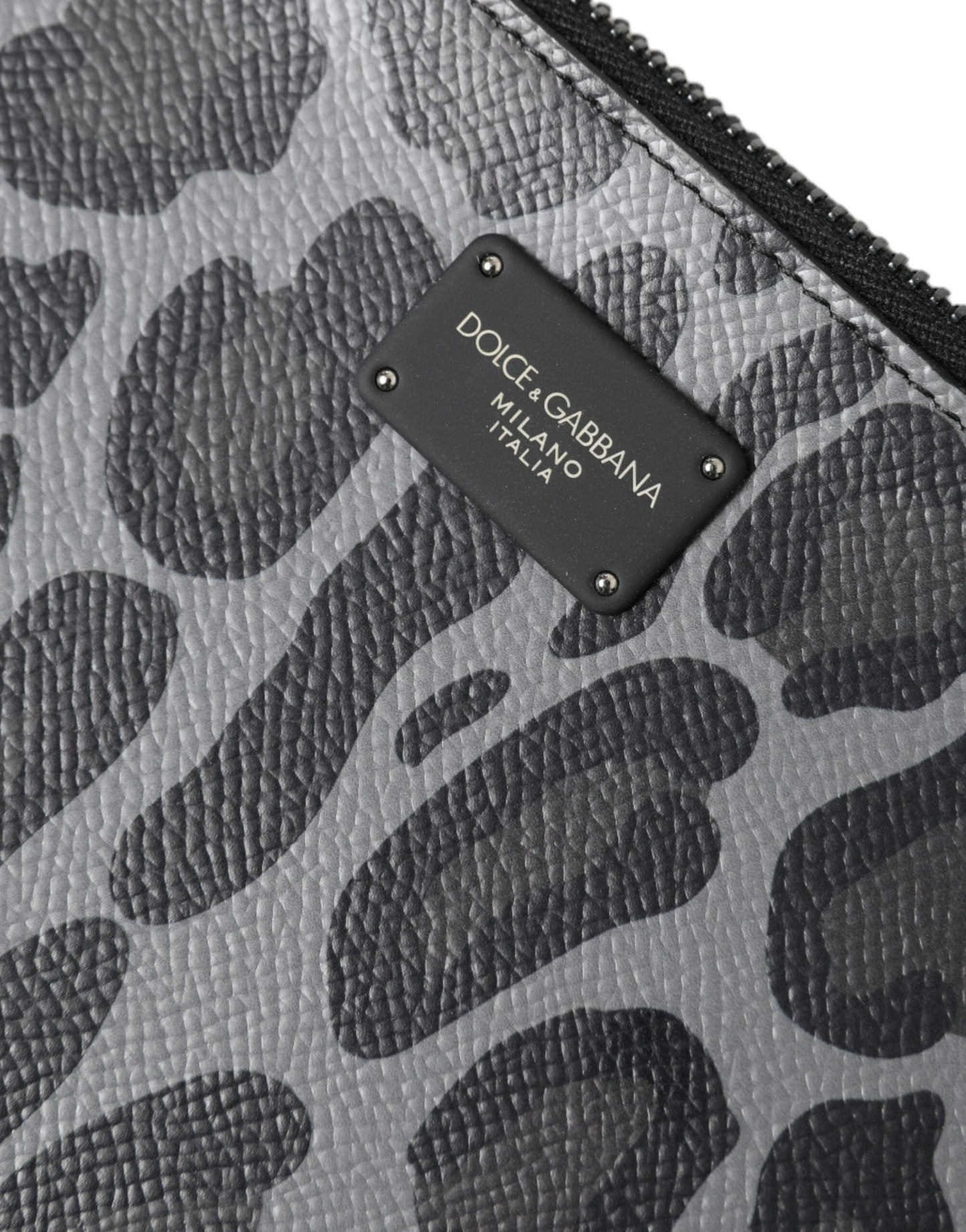 Dolce & Gabbana Multicolor Leopard Jacquard Logo Plaque Document Briefcase Bag – par Dolce & Gabbana | Disponible sur Sandy Store ByNet