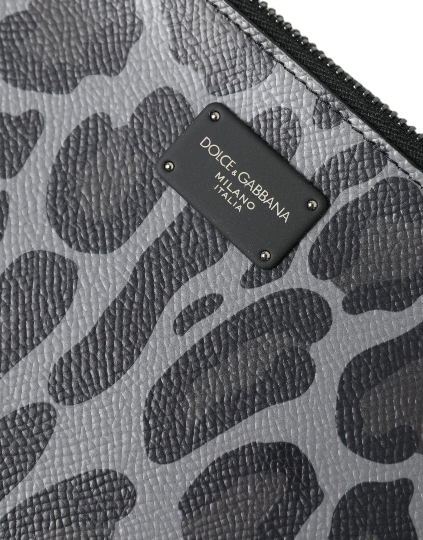 Dolce & Gabbana Multicolor Leopard Jacquard Logo Plaque Document Briefcase Bag – par Dolce & Gabbana | Disponible sur Sandy Store ByNet