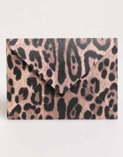Dolce & Gabbana Multicolor Leopard Print Envelope Paper Post Card Holder – par Dolce & Gabbana | Disponible sur Sandy Store ByNet