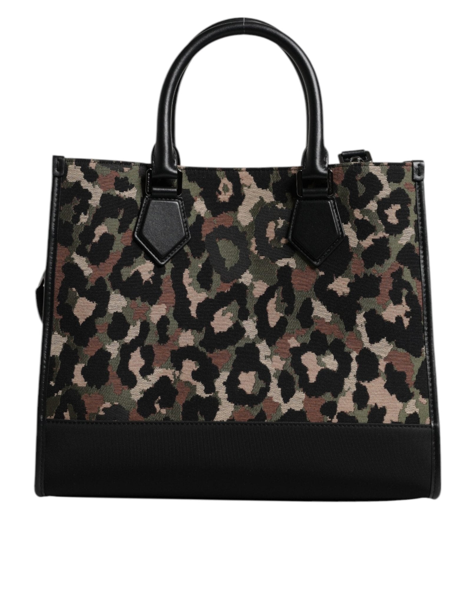 Dolce & Gabbana Multicolor Leopard Shopping Tote Shoulder Bag - Sandy Store ByNet