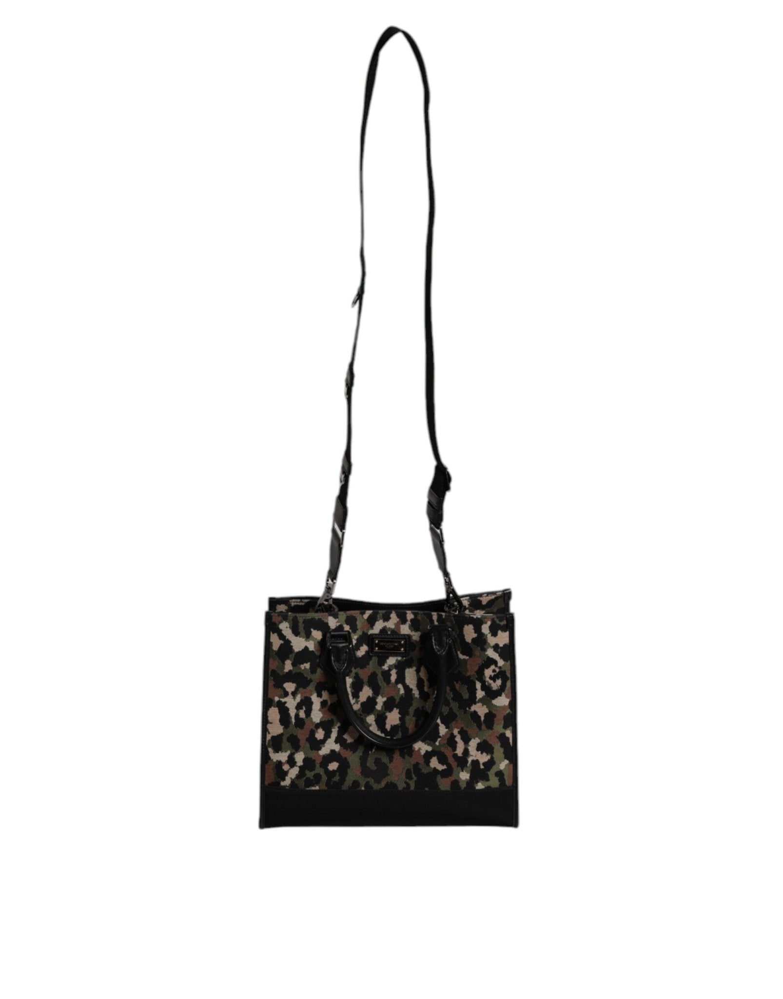 Dolce & Gabbana Multicolor Leopard Shopping Tote Shoulder Bag - Sandy Store ByNet