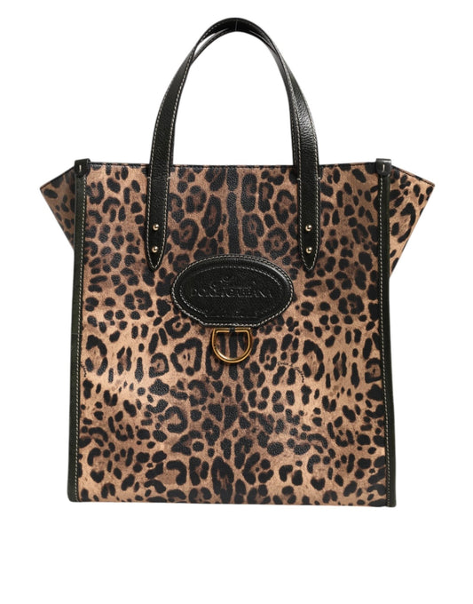 Dolce & Gabbana Multicolor Leopard Shopping Tote Shoulder Women Borse Bag – par Dolce & Gabbana | Disponible sur Sandy Store ByNet