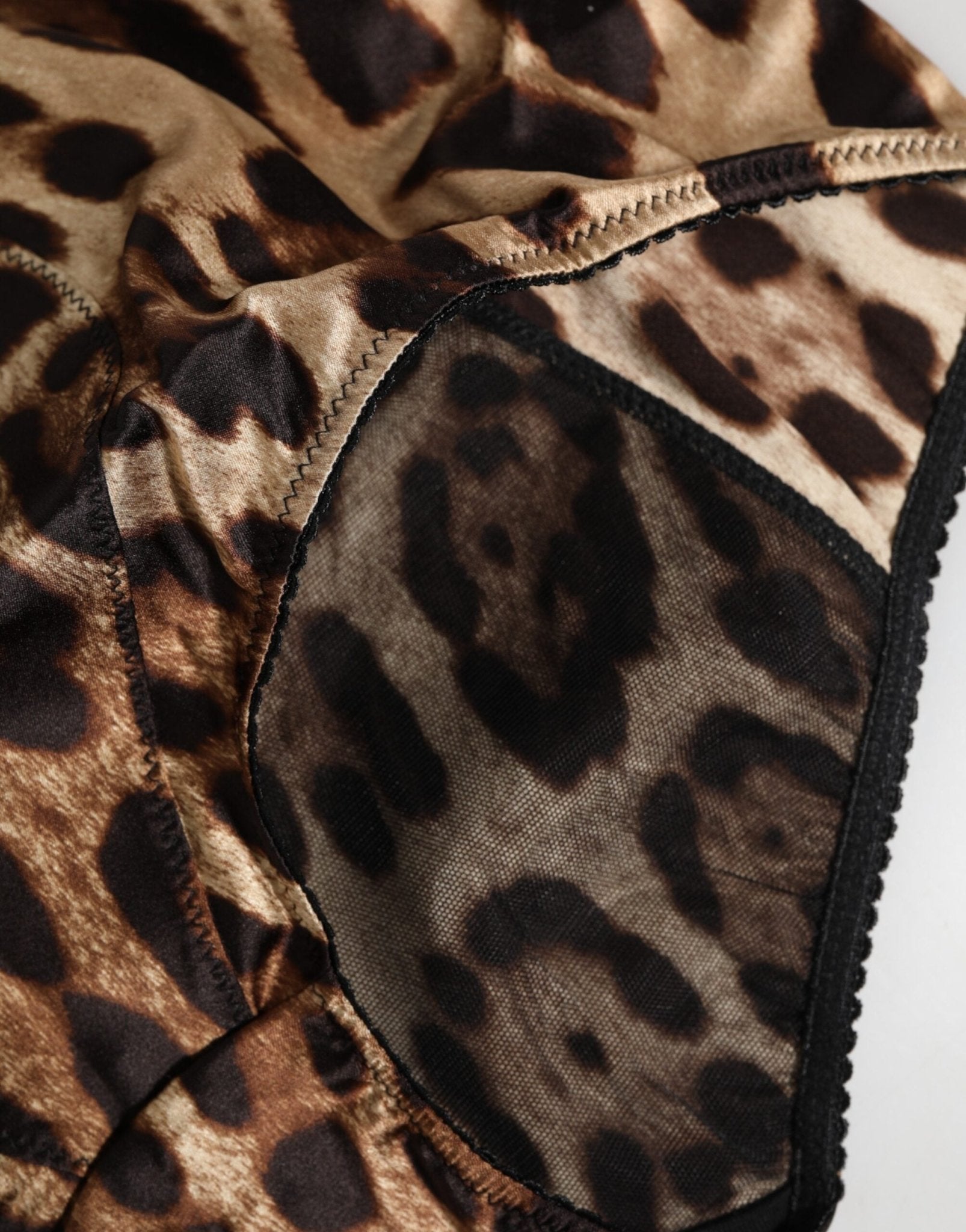 Dolce & Gabbana Multicolor Leopard Silk High Waist Girdle Underwear – IT2 | S par Dolce & Gabbana | Disponible sur Sandy Store ByNet