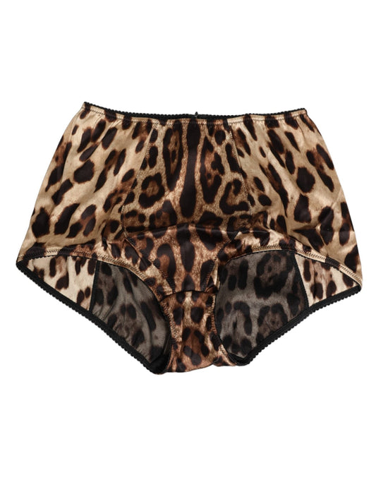 Dolce & Gabbana Multicolor Leopard Silk High Waist Girdle Underwear – IT2 | S par Dolce & Gabbana | Disponible sur Sandy Store ByNet