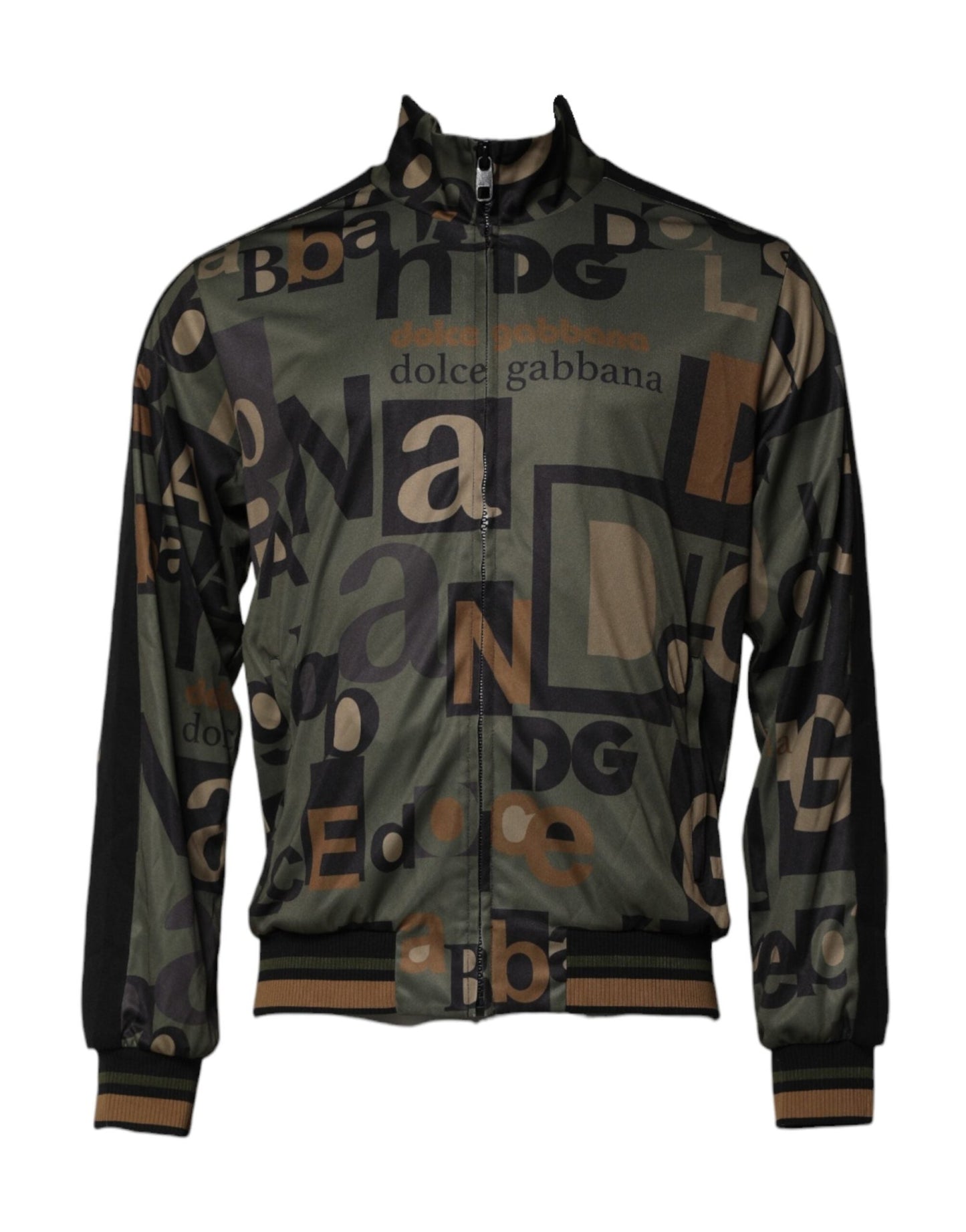 Dolce & Gabbana Multicolor Logo Full Zip Men Bomber Sweater – IT52 | XL par Dolce & Gabbana | Disponible sur Sandy Store ByNet