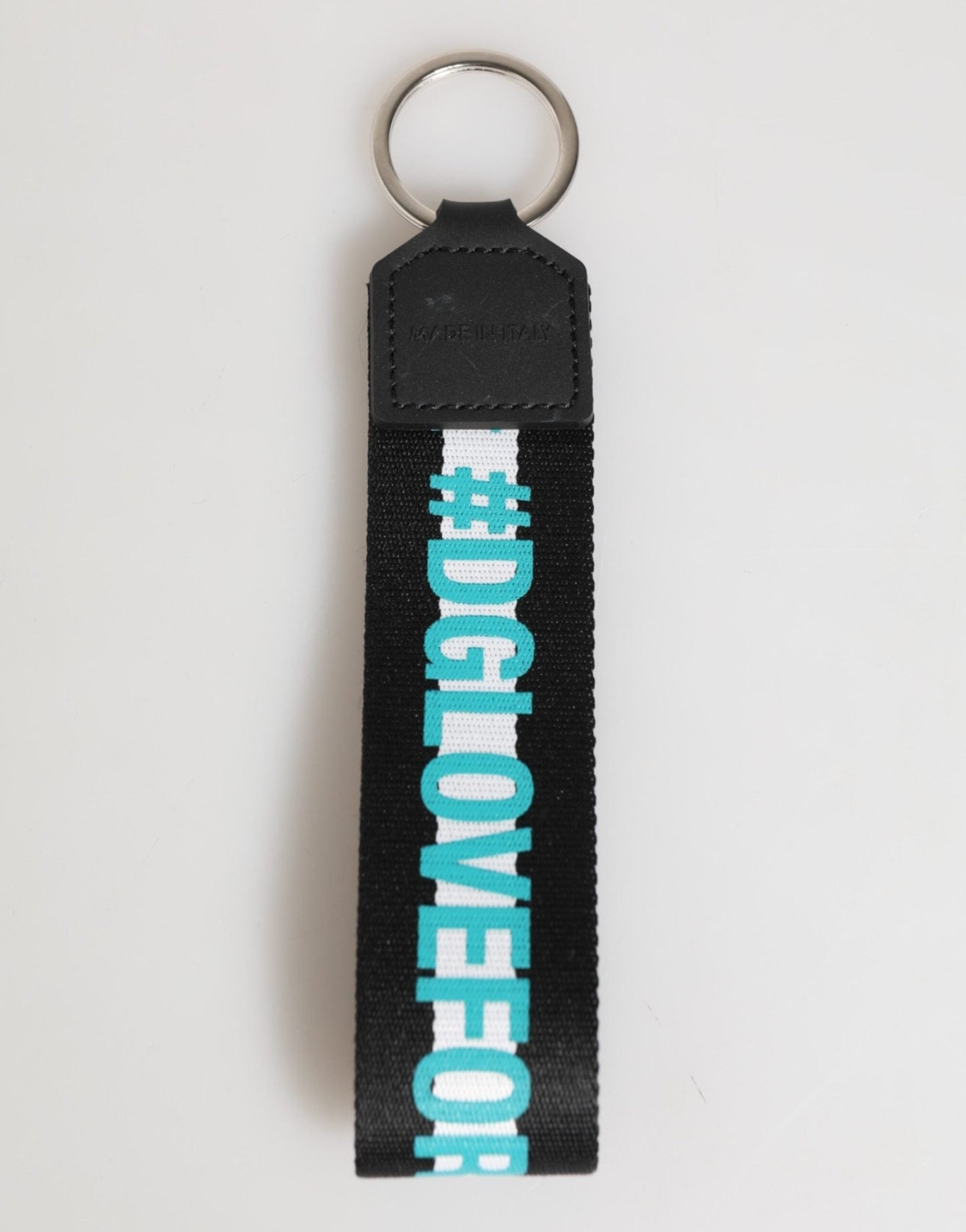 Dolce & Gabbana Multicolor Logo Polyester Brass Holder Keychain Keyring – par Dolce & Gabbana | Disponible sur Sandy Store ByNet