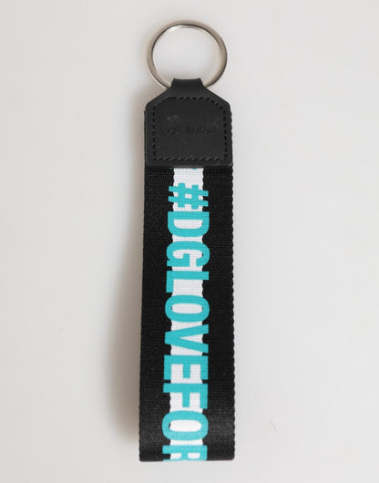 Dolce & Gabbana Multicolor Logo Polyester Brass Holder Keychain Keyring – par Dolce & Gabbana | Disponible sur Sandy Store ByNet