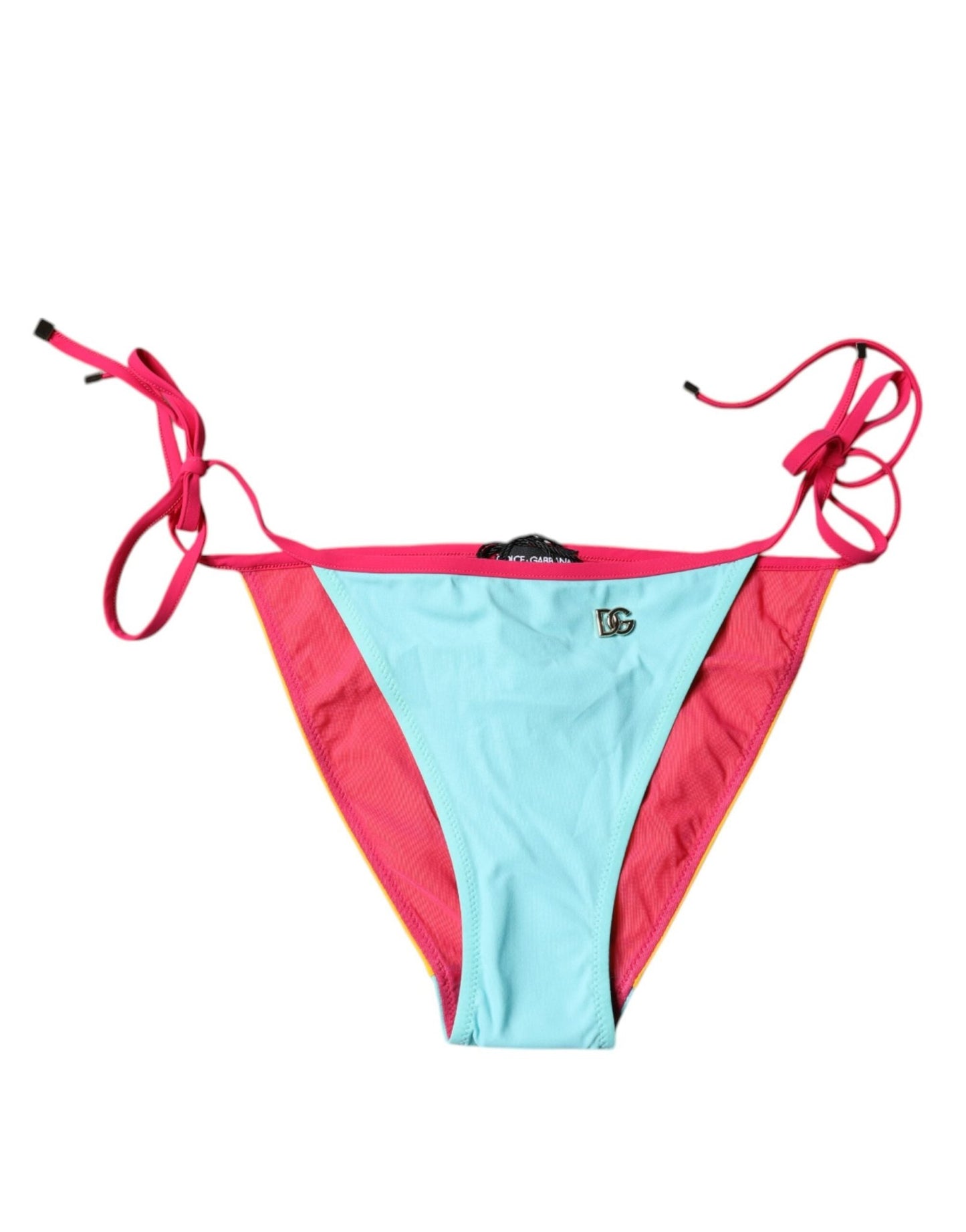 Dolce & Gabbana Multicolor Logo Swimsuit Bikini Bottom Swimwear – IT3 | M par Dolce & Gabbana | Disponible sur Sandy Store ByNet