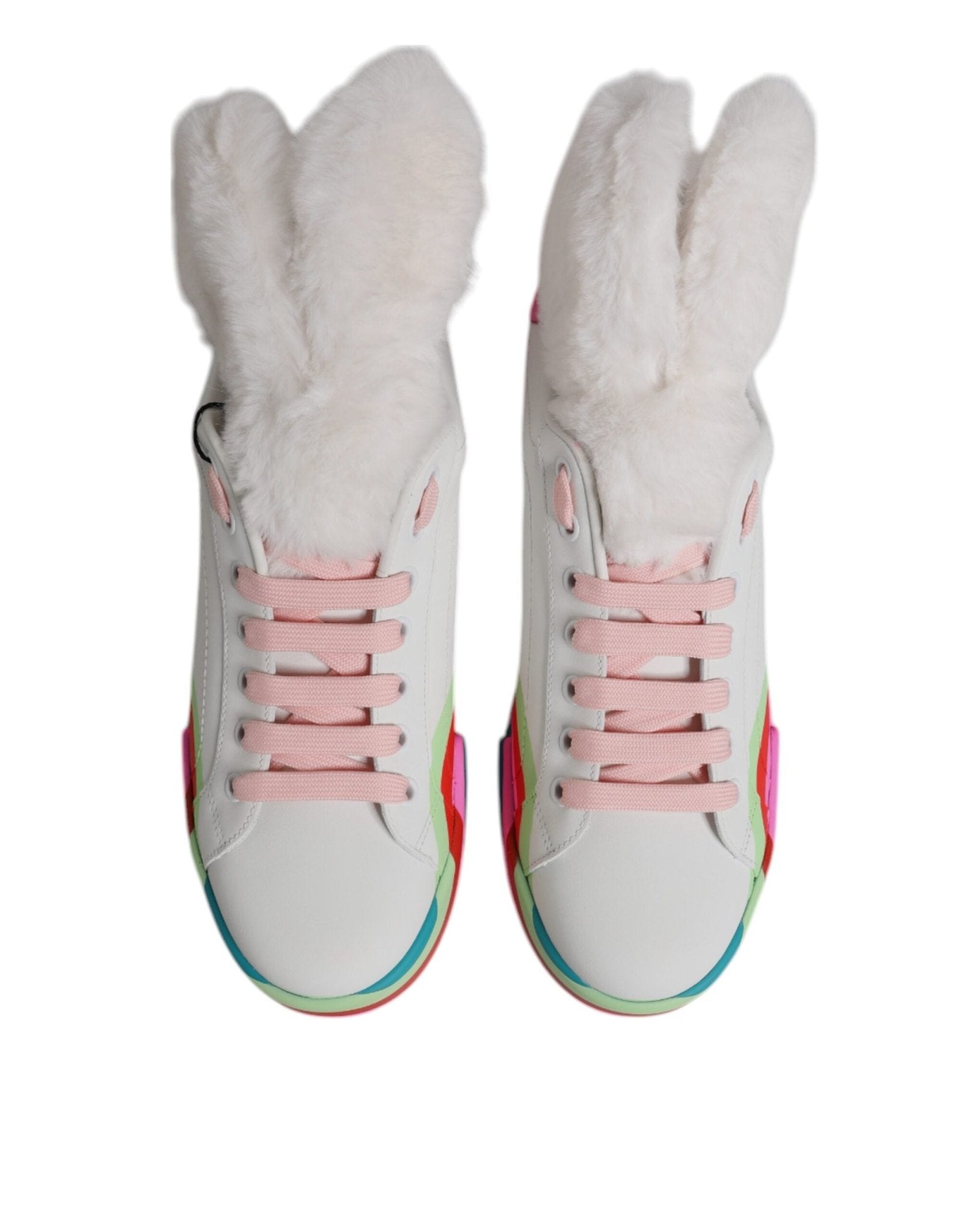 Dolce & Gabbana Multicolor Low Top Trainers Sneakers Shoes - Sandy Store ByNet