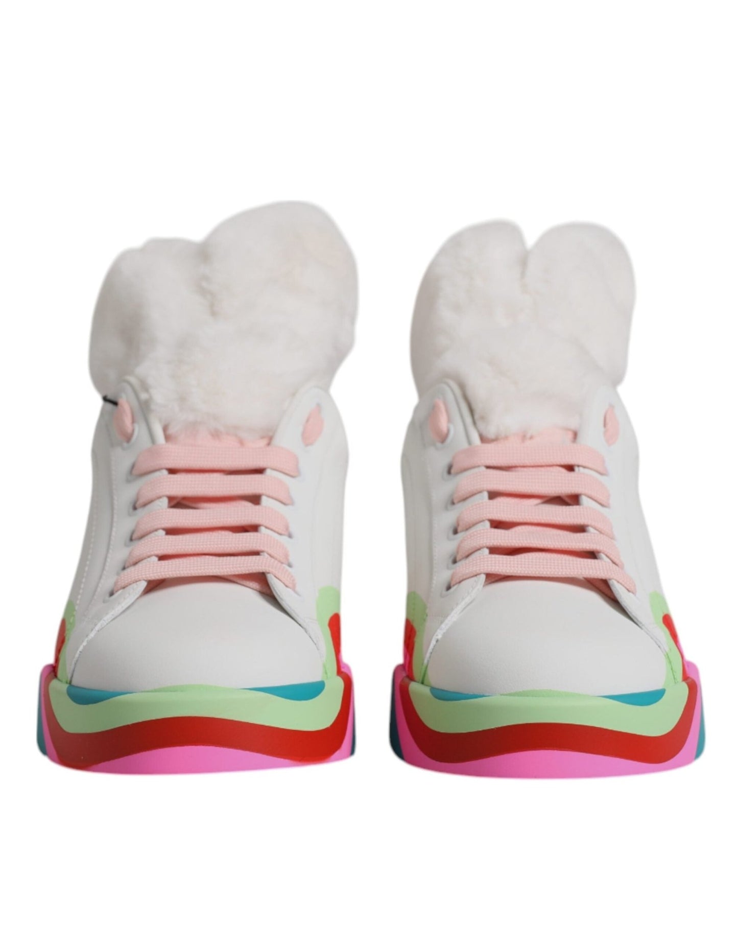 Dolce & Gabbana Multicolor Low Top Trainers Sneakers Shoes - Sandy Store ByNet
