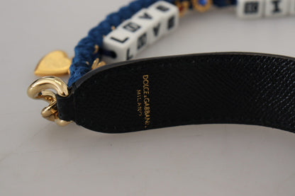 Dolce & Gabbana Multicolor Lux Leather Shoulder Strap - Sandy Store ByNet