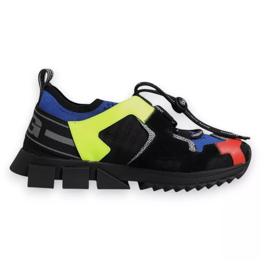 Dolce & Gabbana Multicolor Mesh Sorrento Trekking Sneakers Shoes – EU35/US4.5 par Dolce & Gabbana | Disponible sur Sandy Store ByNet