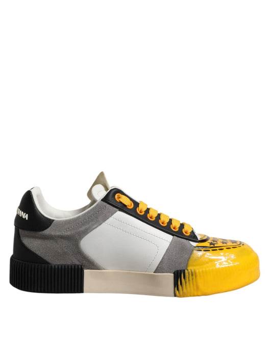 Dolce & Gabbana Multicolor MIAMI Low Top Sneakers Shoes – EU40.5/US7.5 par Dolce & Gabbana | Disponible sur Sandy Store ByNet