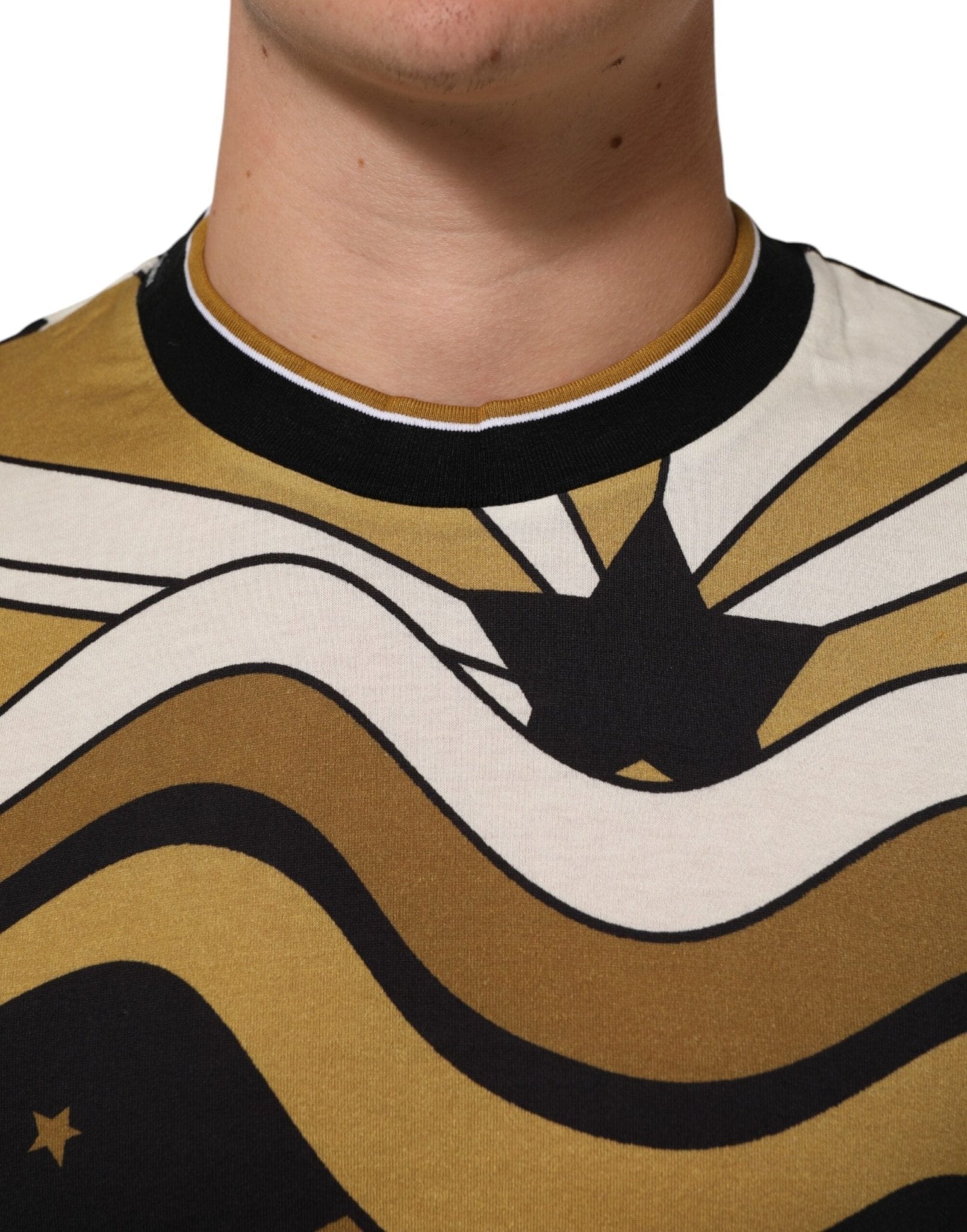 Dolce & Gabbana Multicolor Millennials Star CrewNeck T-shirt – IT44 | XS par Dolce & Gabbana | Disponible sur Sandy Store ByNet