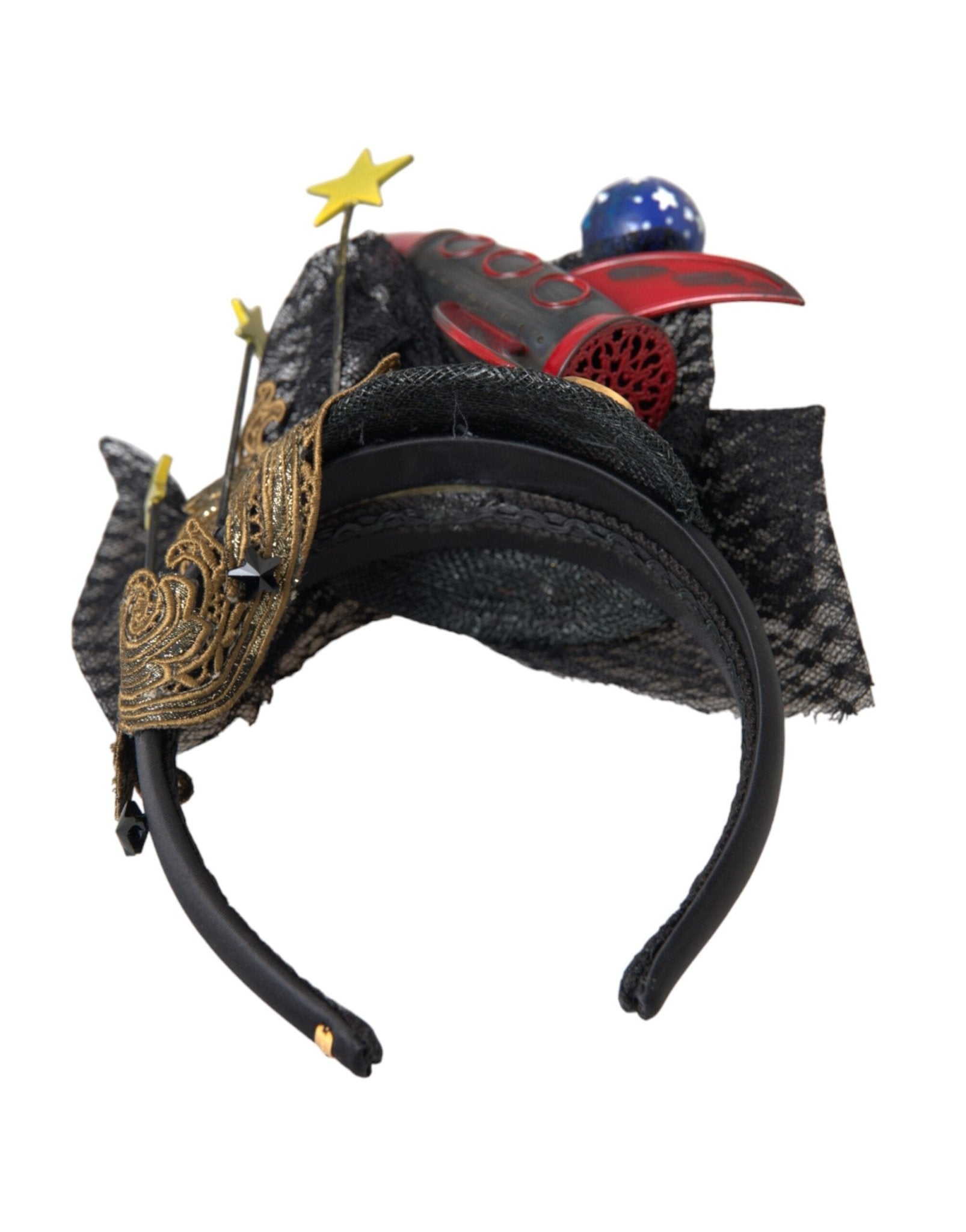 Dolce & Gabbana Multicolor Missile Rocket Crystal Stars Headband Diadem - Sandy Store ByNet