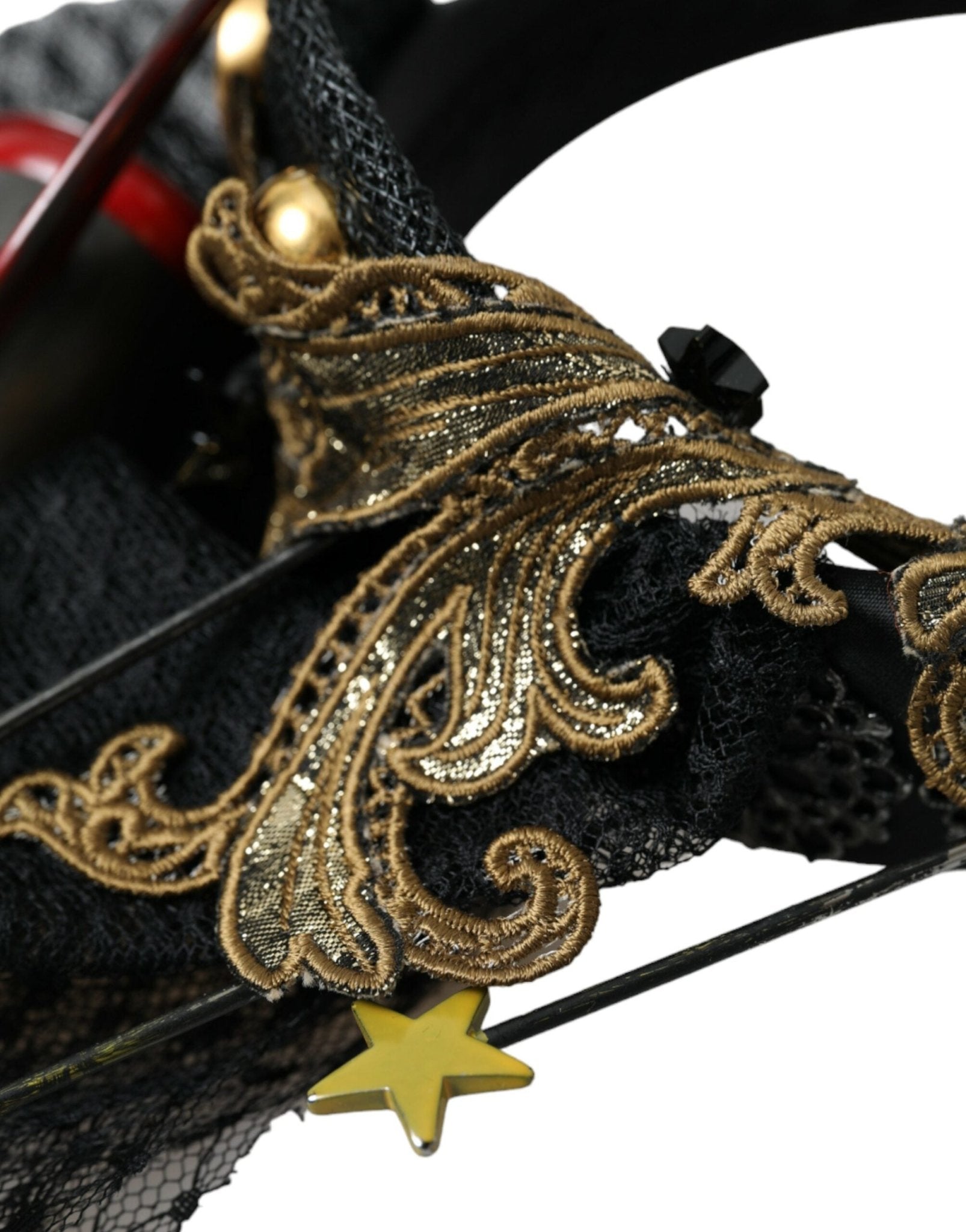 Dolce & Gabbana Multicolor Missile Rocket Crystal Stars Headband Diadem - Sandy Store ByNet