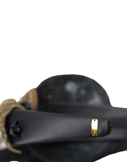 Dolce & Gabbana Multicolor Missile Rocket Crystal Stars Headband Diadem - Sandy Store ByNet