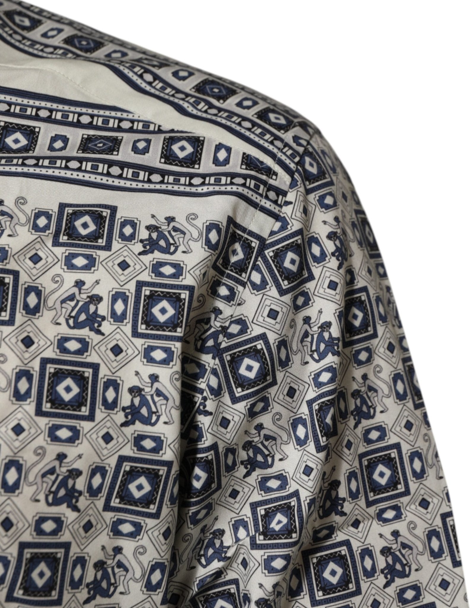 Dolce & Gabbana Multicolor Monkey Tie Print GOLD Dress Shirt – IT41 | L par Dolce & Gabbana | Disponible sur Sandy Store ByNet