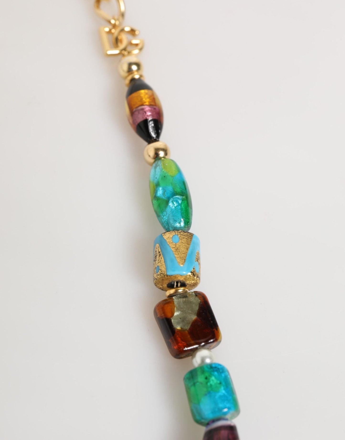 Dolce & Gabbana Multicolor Murano Glass Beads Brass Women Jewelry Necklace – par Dolce & Gabbana | Disponible sur Sandy Store ByNet