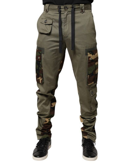 Dolce & Gabbana Multicolor Patchwork Camouflage Cargo Pants – IT48 | M par Dolce & Gabbana | Disponible sur Sandy Store ByNet