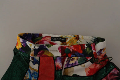 Dolce & Gabbana Multicolor Patchwork Jacquard High Waist Pants – IT42|M par Dolce & Gabbana | Disponible sur Sandy Store ByNet