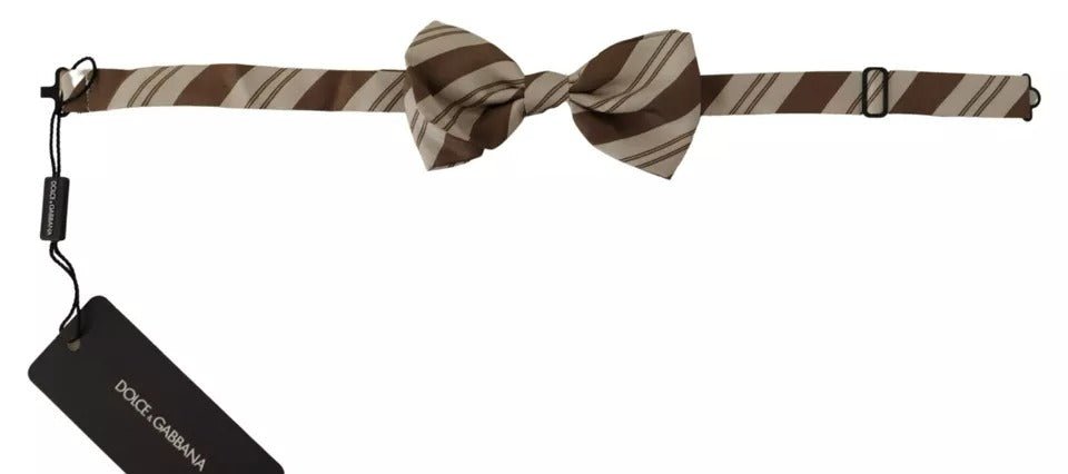 Dolce & Gabbana Multicolor Patterned Adjustable Neck Bow Tie Men – par Dolce & Gabbana | Disponible sur Sandy Store ByNet