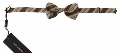 Dolce & Gabbana Multicolor Patterned Adjustable Neck Bow Tie Men – par Dolce & Gabbana | Disponible sur Sandy Store ByNet