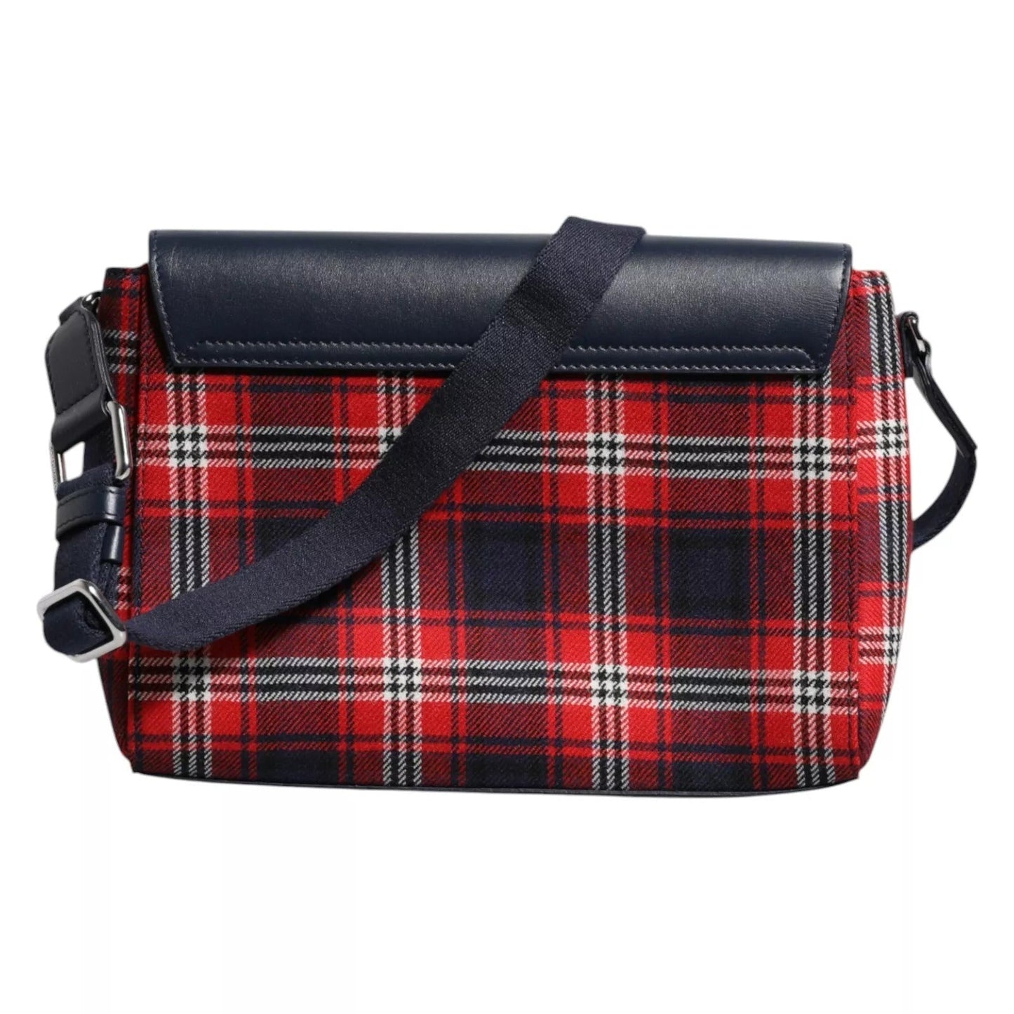 Dolce & Gabbana Multicolor Plaid Wool Calfskin Tartan Satchel Bag – par Dolce & Gabbana | Disponible sur Sandy Store ByNet