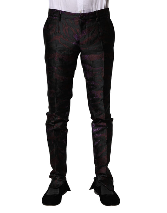 Dolce & Gabbana Multicolor Polyester Patterned Pants – IT48 | M par Dolce & Gabbana | Disponible sur Sandy Store ByNet