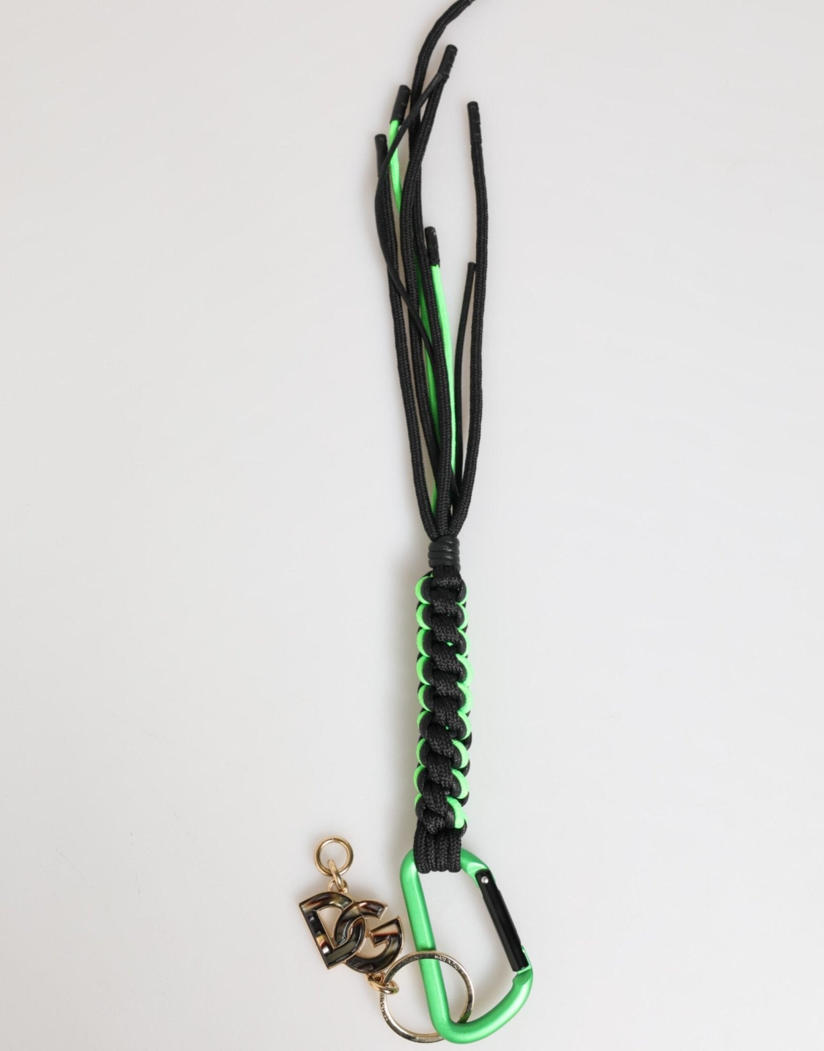 Dolce & Gabbana Multicolor Polyester Tape String DG Logo Keychain Keyring – par Dolce & Gabbana | Disponible sur Sandy Store ByNet