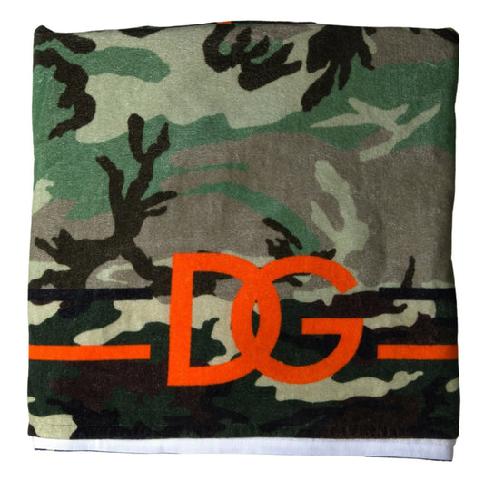 Dolce & Gabbana Multicolor Printed Cotton Wrap Shawl Scarf – par Dolce & Gabbana | Disponible sur Sandy Store ByNet