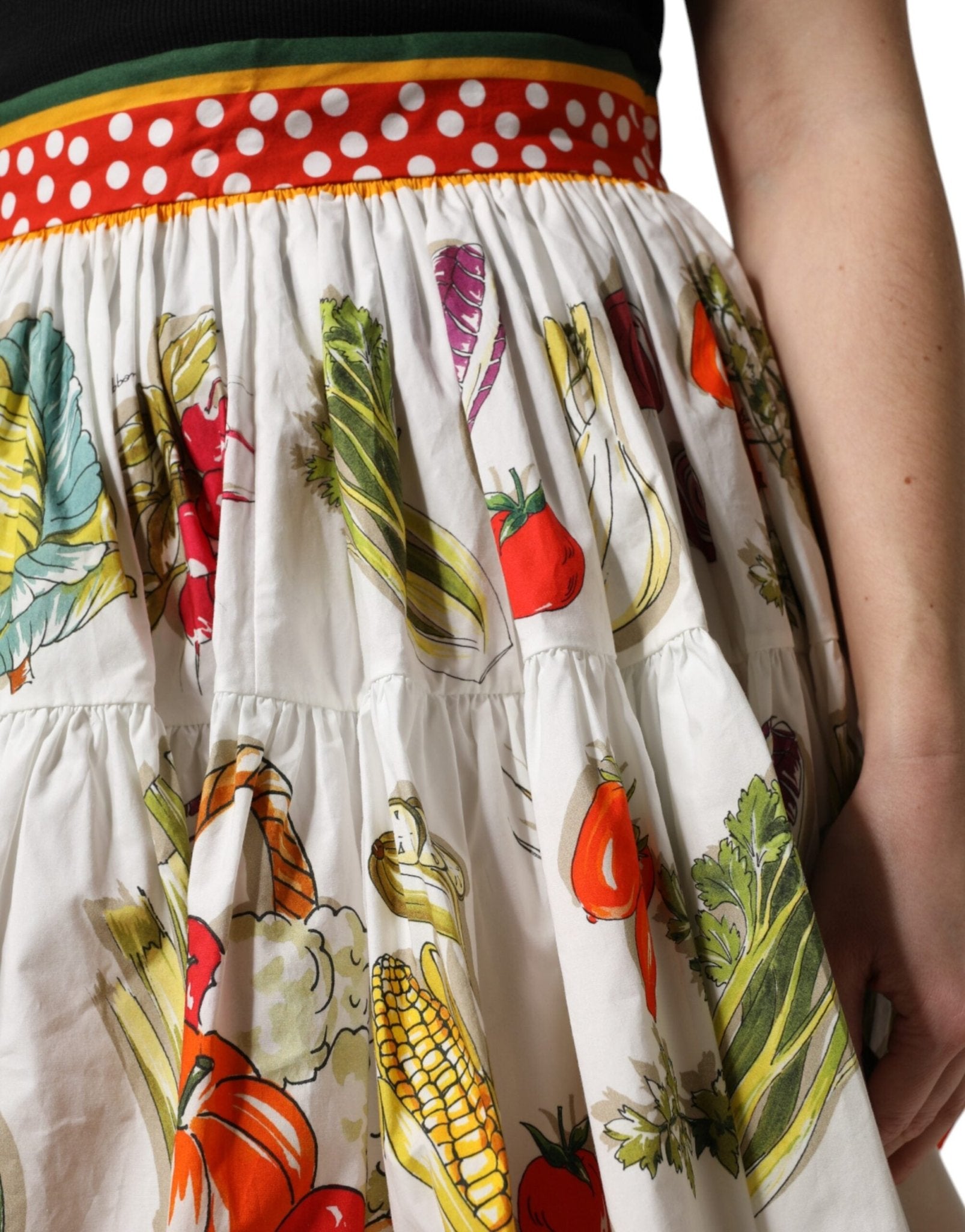 Dolce & Gabbana Multicolor Printed High Waist Mini Skirt - Sandy Store ByNet