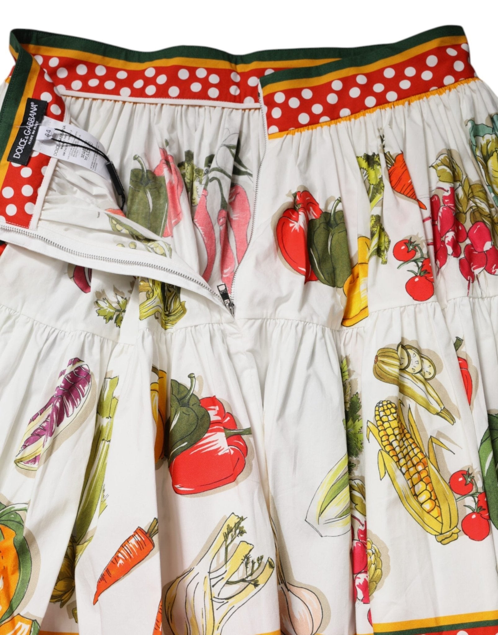 Dolce & Gabbana Multicolor Printed High Waist Mini Skirt - Sandy Store ByNet