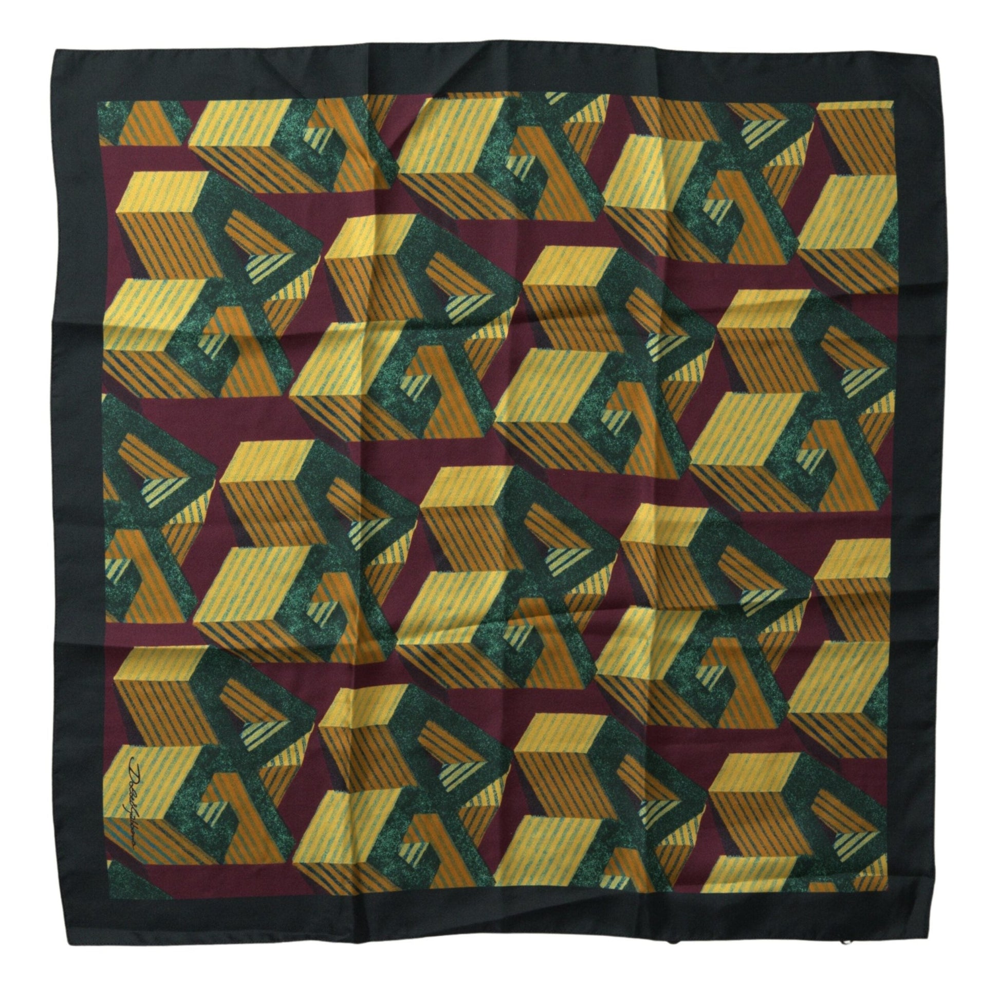 Dolce & Gabbana Multicolor Printed Square Handkerchief Scarf – par Dolce & Gabbana | Disponible sur Sandy Store ByNet