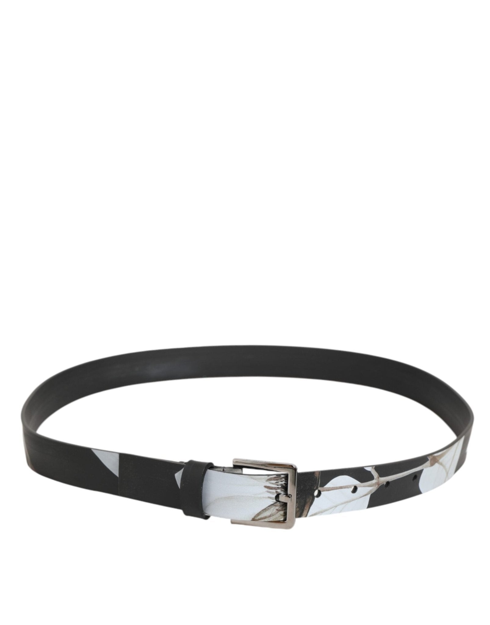Dolce & Gabbana Multicolor PVC Floral Silver Buckle Men Belt – 90 cm / 36 Inches par Dolce & Gabbana | Disponible sur Sandy Store ByNet