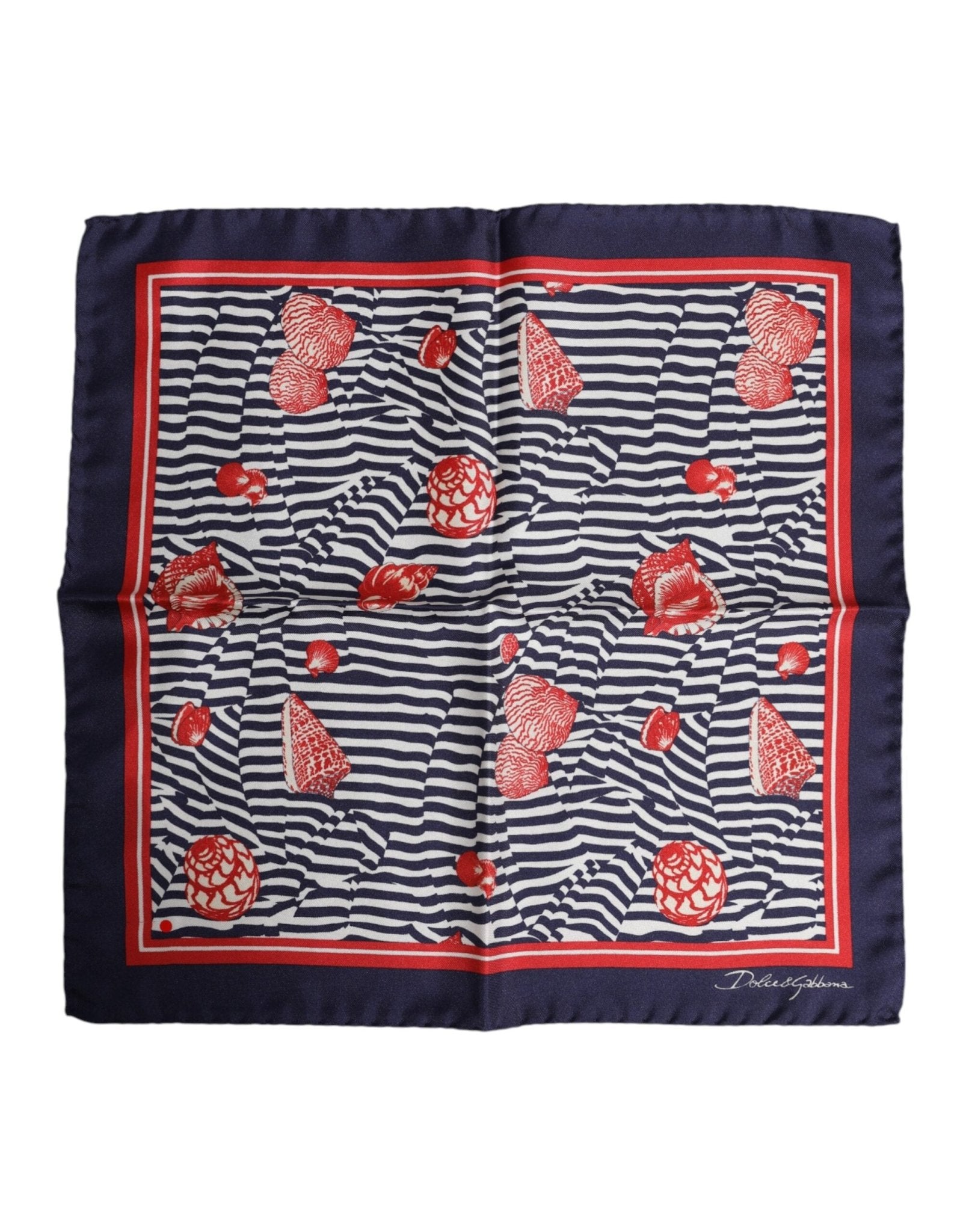 Dolce & Gabbana Multicolor Seashells Square Men Foulard Scarf – par Dolce & Gabbana | Disponible sur Sandy Store ByNet