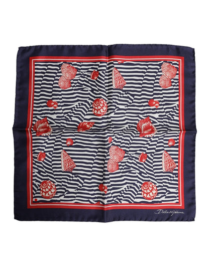 Dolce & Gabbana Multicolor Seashells Square Men Foulard Scarf – par Dolce & Gabbana | Disponible sur Sandy Store ByNet