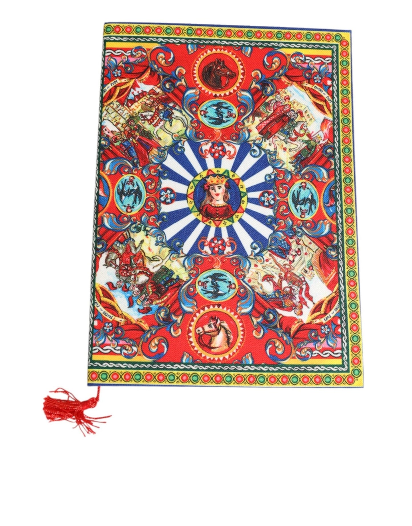 Dolce & Gabbana Multicolor Sicilian Carretto Print Journal Notebook – par Dolce & Gabbana | Disponible sur Sandy Store ByNet