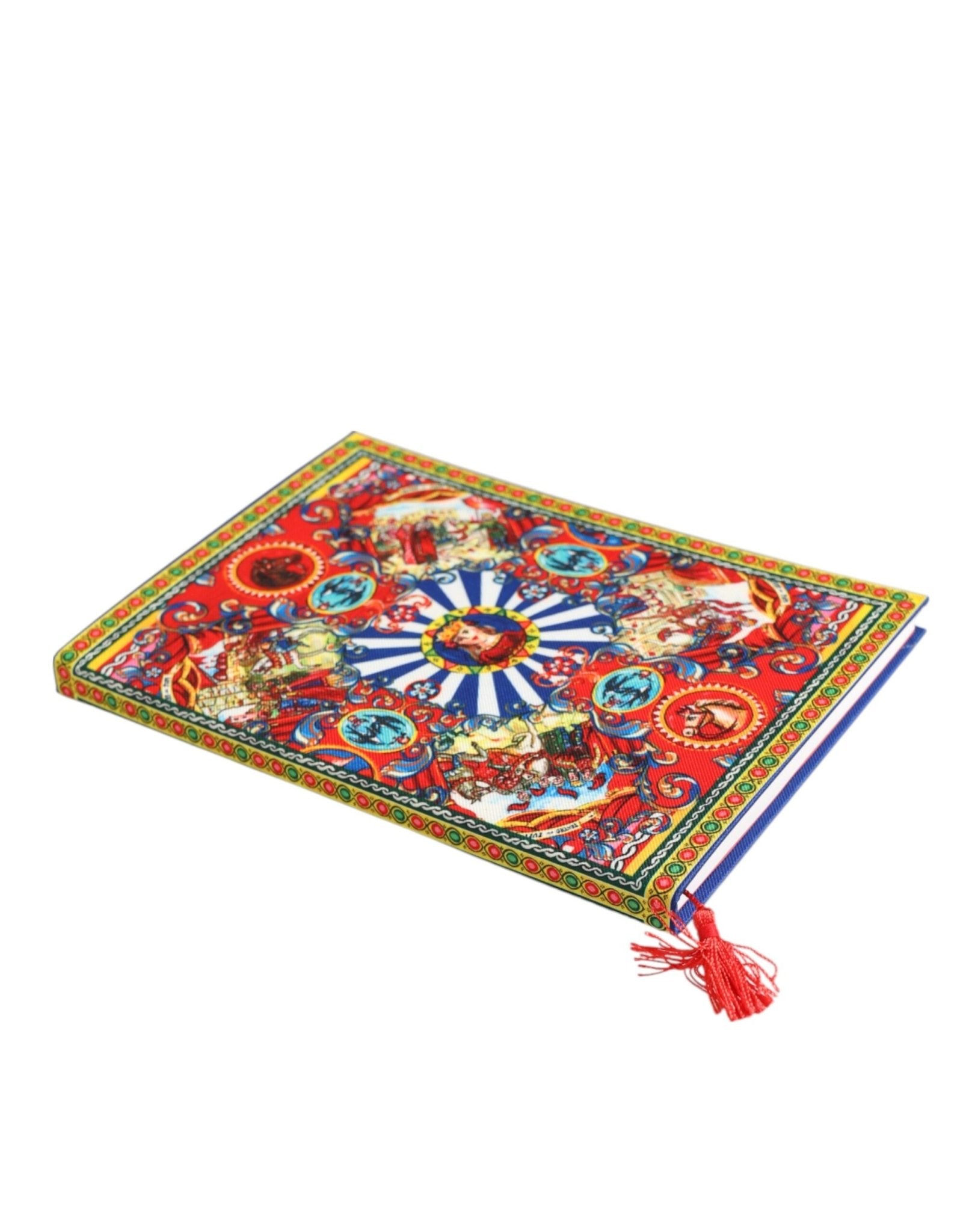 Dolce & Gabbana Multicolor Sicilian Carretto Print Journal Notebook – par Dolce & Gabbana | Disponible sur Sandy Store ByNet