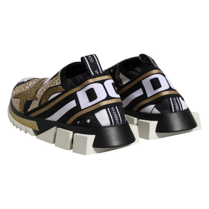 Dolce & Gabbana Multicolor Sorrento Low Top Sneakers Shoes – EU35.5/US5 par Dolce & Gabbana | Disponible sur Sandy Store ByNet