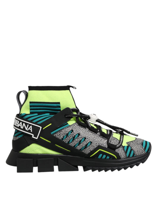 Dolce & Gabbana Multicolor Sorrento Socks Men Sneakers Shoes – EU40/US7 par Dolce & Gabbana | Disponible sur Sandy Store ByNet