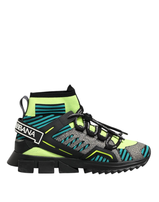 Dolce & Gabbana Multicolor Sorrento Socks Men Sneakers Shoes – EU44/US11 par Dolce & Gabbana | Disponible sur Sandy Store ByNet