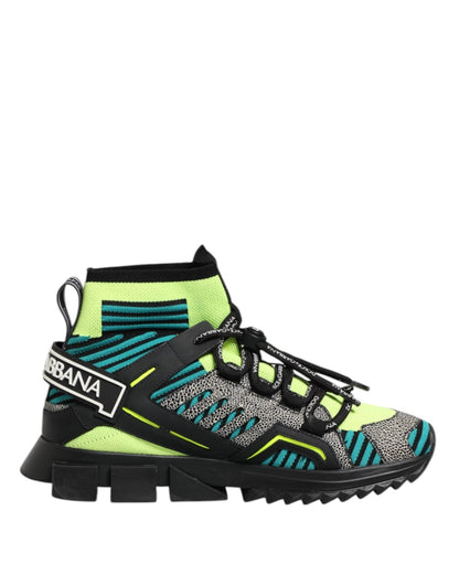 Dolce & Gabbana Multicolor Sorrento Socks Men Sneakers Shoes – EU44/US11 par Dolce & Gabbana | Disponible sur Sandy Store ByNet